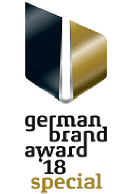 Auszeichnung über die Gewinnung des German Brand 2018